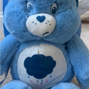 Care Bears Grumpy Blue 17” Plush Mini Backpack Pouch Bag Tote